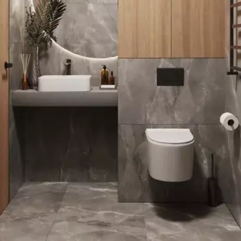 Глазурованный керамогранит Arcadia Ceramica Pulpis Nero Carving 60x120 см 1.44 м матовый цвет серый