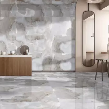 Глазурованный керамогранит Arcadia Ceramica Rex Onyx Blue 60x120 см 1.44 м полированный цвет голубой