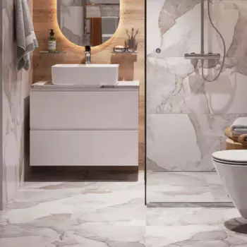 Глазурованный керамогранит Cersanit Life 44.8x89.8 см 1.206 м матовый цвет белый