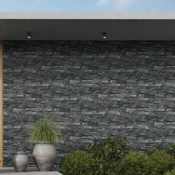 Глазурованный керамогранит Concor Slate Black 30x60 см 1.08 м матовый цвет тёмно-серый камень