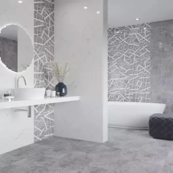 Глазурованный керамогранит Керамин Эйра 40x40 см 2.08 м матовый цвет серый