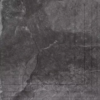 Ступень угловая клинкерная Керамин Касл Рок 5 29.8x29.8 см 1.51 м2 цвет графит
