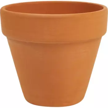 Горшок цветочный 15 см, 1 л, глина, цвет коричневый