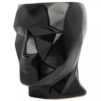 Горшок цветочный Gonchar Кай 10 h14 v0.8 л керамика черный