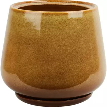 Горшок цветочный Gonchar Скарлет №2 Люкс 19 h22 v5.5 л керамика желтый