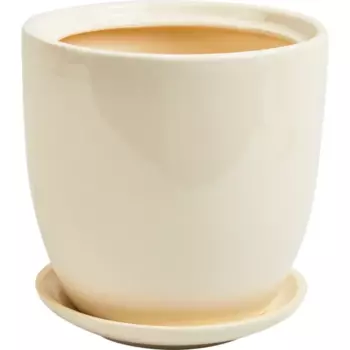 Горшок цветочный Идеал №2 22 h17 см v2.1 л керамика белый