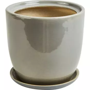 Горшок цветочный Идеал №2 22 h17 см v2.1 л керамика серый