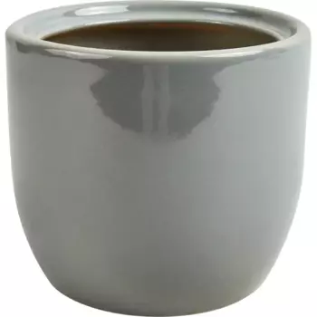 Горшок цветочный Идеал №3 17 h13 см v0.7 л керамика серый