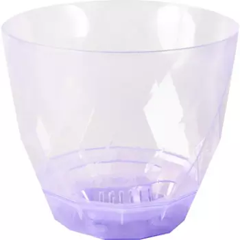 Горшок цветочный Idi Land Laurel 14.5 h12.5 см v1.3 л пластик сиреневый