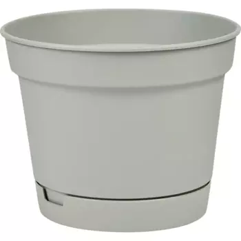 Горшок цветочный Idi Land Mint 120 h9.4 см v0.7 л пластик серый