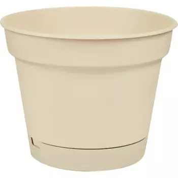 Горшок цветочный Idi Land Mint 120 h9.4 см v0.7 л пластик светло-бежевый