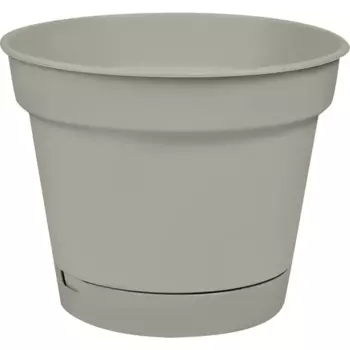 Горшок цветочный Idi Land Mint 185 h14.2 см v2.3 л пластик серый