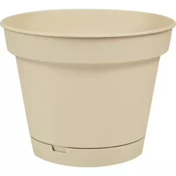 Горшок цветочный Idi Land Mint 185 h14.2 см v2.3 л пластик светло-бежевый
