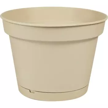 Горшок цветочный Idi Land Mint 310 h22.7 см v10.7 л пластик светло-бежевый