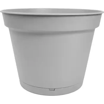 Горшок цветочный Idi Land Mint 380 h28.6 см v20 л пластик серый