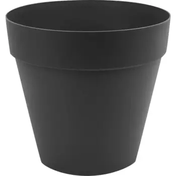 Горшок цветочный Idi Land Tarragon 31 h28.8 см v14 л пластик серый