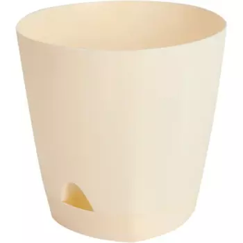 Горшок цветочный Ingreen Amsterdam 11 h10.7 см v0.65 л пластик сливочный