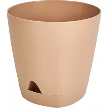 Горшок цветочный Ingreen Amsterdam 11 h10.7 см v0.65 л пластик молочный шоколад