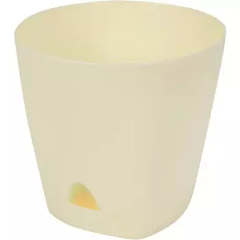 Горшок цветочный Ingreen Amsterdam 14 h13 см v1.35 л пластик сливочный