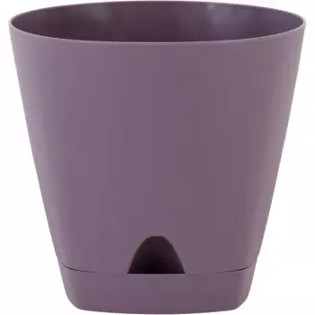 Горшок цветочный Ingreen Amsterdam 14 h13 см v1.35 л пластик морозная слива