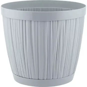 Горшок цветочный Ingreen Barcelona 15.5 h14 см v1.8 л пластик утренний туман