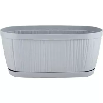 Горшок цветочный Ingreen Barcelona 27.7x14.4x12.2 см v2.7 л пластик утренний туман