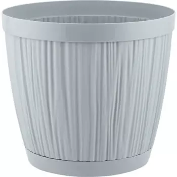 Горшок цветочный Ingreen Barcelona 27 h24.3 см v9.6 л пластик утренний туман
