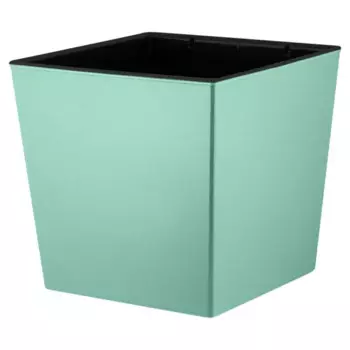 Горшок цветочный Ingreen Cube 17.7 см 4.2 л пластик эвкалиптовый рассвет