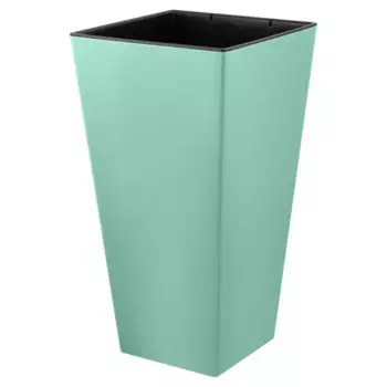 Горшок цветочный Ingreen Cube 25 см 19.4 л пластик эвкалиптовый рассвет