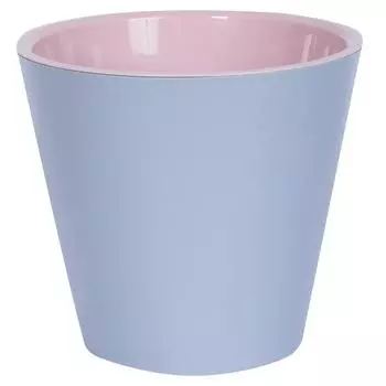 Горшок цветочный Ingreen Фиджи ø16 h14.5 см v1.6 л пластик пепельный