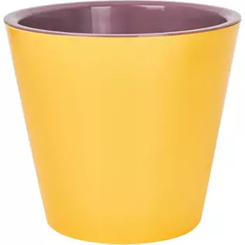 Горшок цветочный Ingreen London 12.6 h11.3 см v1 л пластик спелая груша