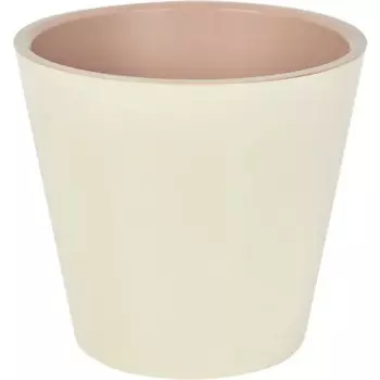 Горшок цветочный Ingreen London 16 h14.5 см v1.6 л пластик сливочный