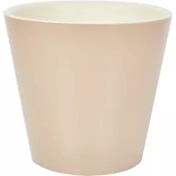 Горшок цветочный Ingreen London 16 h14.5 см v1.6 л пластик молочный шоколад