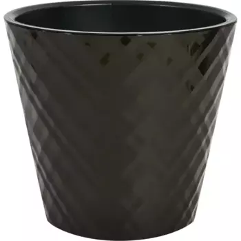Горшок цветочный Ingreen Manhattan 16 h14.5 см v1.6 л пластик коричневый