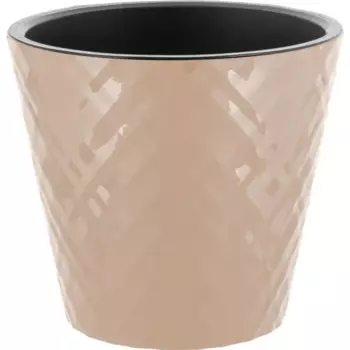 Горшок цветочный Ingreen Manhattan 16 h14.5 см v1.6 л пластик шоколад