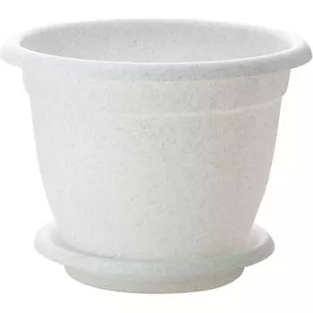 Горшок цветочный Ingreen ø20 h15.5 см v2.6 л пластик мраморный
