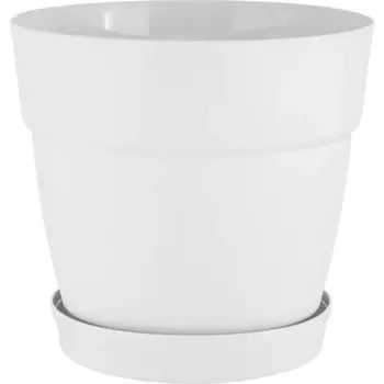 Горшок цветочный Ingreen Villa De Fiori 38 h35.8 см v26 л пластик белоснежный жасмин