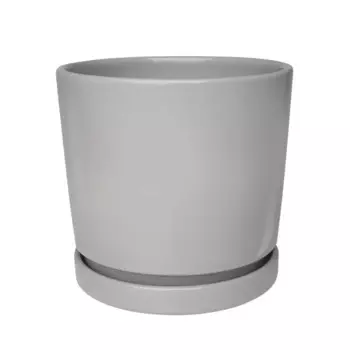 Горшок цветочный Клиф 17 h16 керамика серый