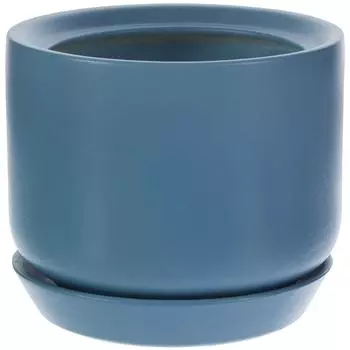 Горшок цветочный Орфей ø15 h15 см v1.2 л керамика бирюзовый