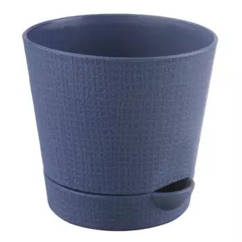 Горшок цветочный Тек.А.Тек Партер 11.5 h11 см v0.7 л пластик графит