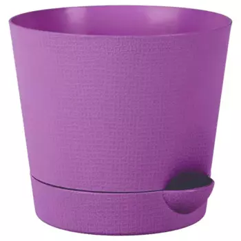 Горшок цветочный Тек.А.Тек Партер 15 h13.5 см v1.4 л пластик сиреневый