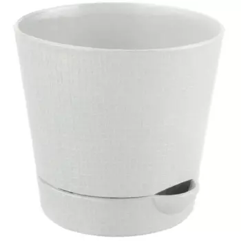 Горшок цветочный Тек.А.Тек Партер 19.5 h17 см v2.8 л пластик кремовый
