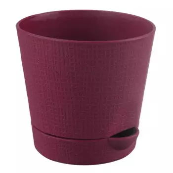 Горшок цветочный Тек.А.Тек Партер 19.5 h17 см v2.8 л пластик бордовый