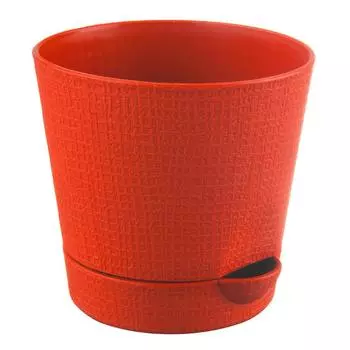 Горшок цветочный Тек.А.Тек Партер 19.5 h17 см v2.8 л пластик оранжевый