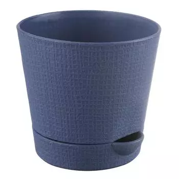 Горшок цветочный Тек.А.Тек Партер 9.5 h9 см v0.35 л пластик графит