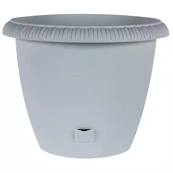 Горшок цветочный Жардин 40 h33 см v20.5 л пластик серый
