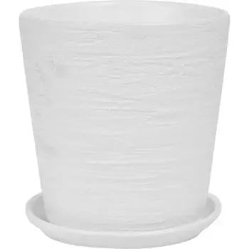 Горшок для цветов Лофт № 3 конус 15 см v1.5 л белый