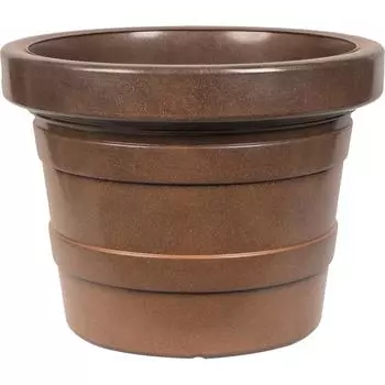 Горшок-кашпо цветочный La Tourelle 55 v50 л пластик коричневый