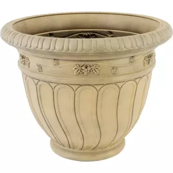 Горшок-кашпо цветочный Тек.А.Тек Grapes 62 h58 см v70 л пластик светлый терракот