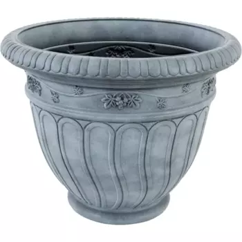 Горшок-кашпо цветочный Тек.А.Тек Grapes 62 h58 см v70 л пластик графит